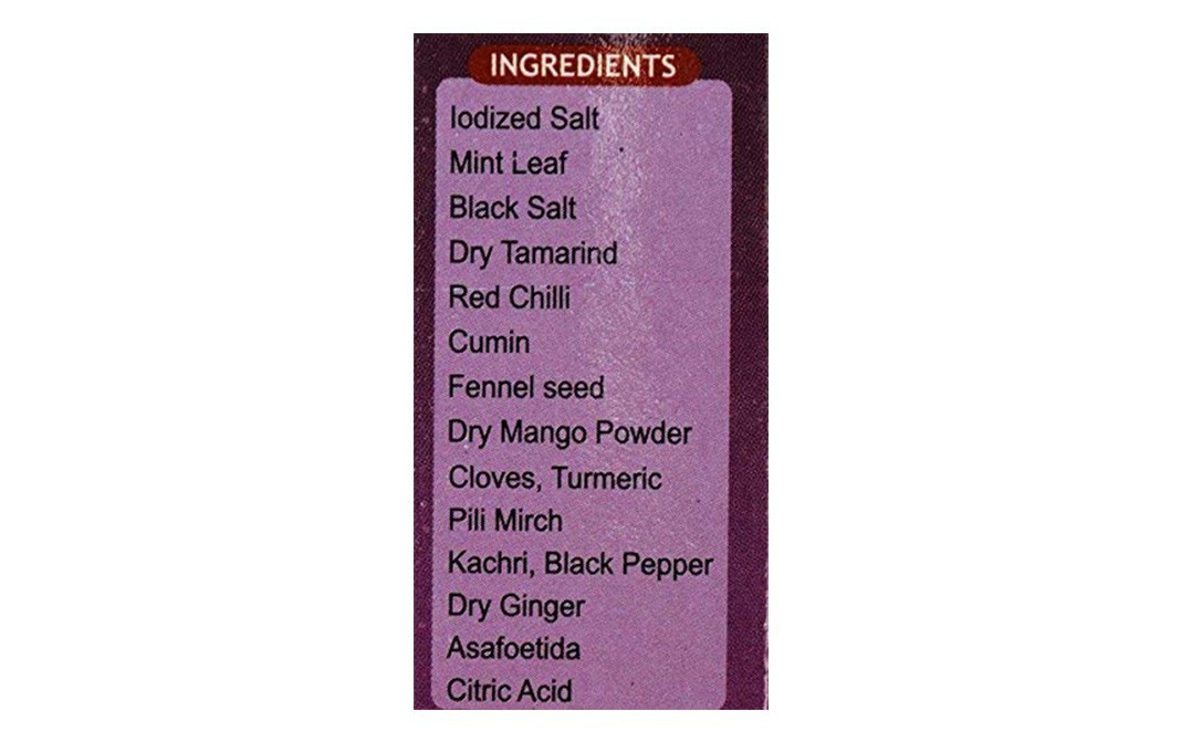 J-Pure Pani Puri Masala    Pack  100 grams
